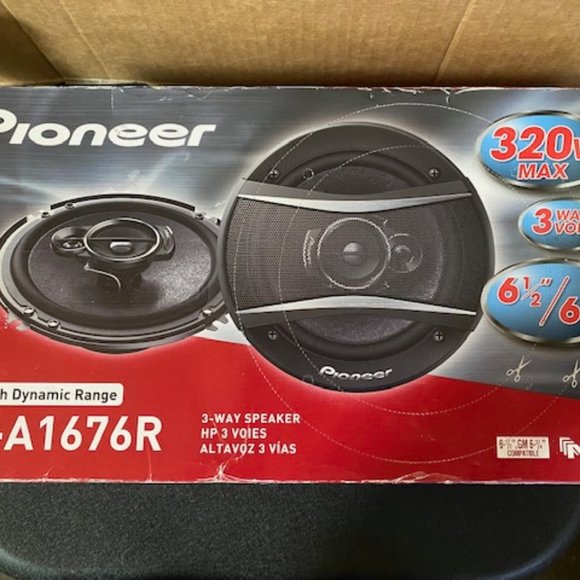 PIONEER TS-A1676R 6.5 Inch 3-Way 320 Watt Car Coaxial Stereo Speakers - Picture 6 of 8
